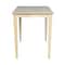 International Concepts Rectangle Solid Wood Top Table, Unfinished, 30 W, 42 L, 36 in H, Wood, Unfinished K-3042-36S - alternate 3